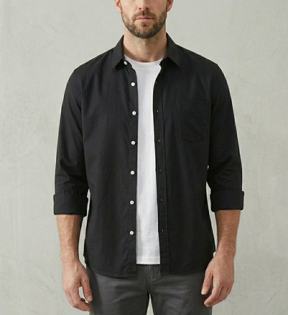 Koa | Effortless Classic Long Sleeve Linen Shirt