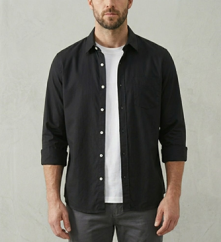 Koa | Effortless Classic Long Sleeve Linen Shirt
