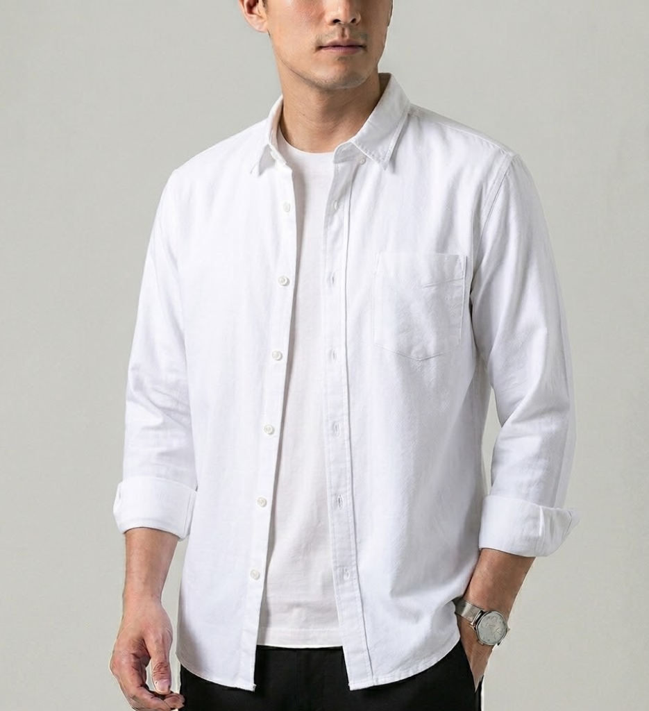 Koa | Effortless Classic Long Sleeve Linen Shirt