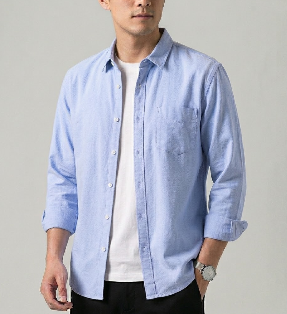 Koa | Effortless Classic Long Sleeve Linen Shirt