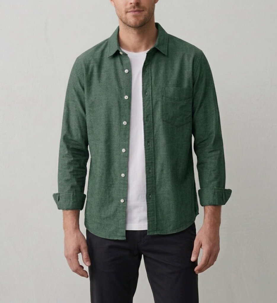 Koa | Effortless Classic Long Sleeve Linen Shirt