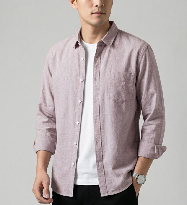 Koa | Effortless Classic Long Sleeve Linen Shirt