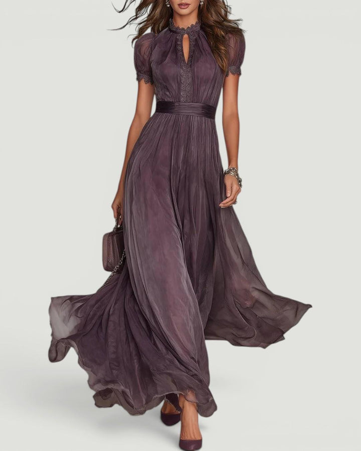 Lainey | Graceful Lace Keyhole Formal Dress
