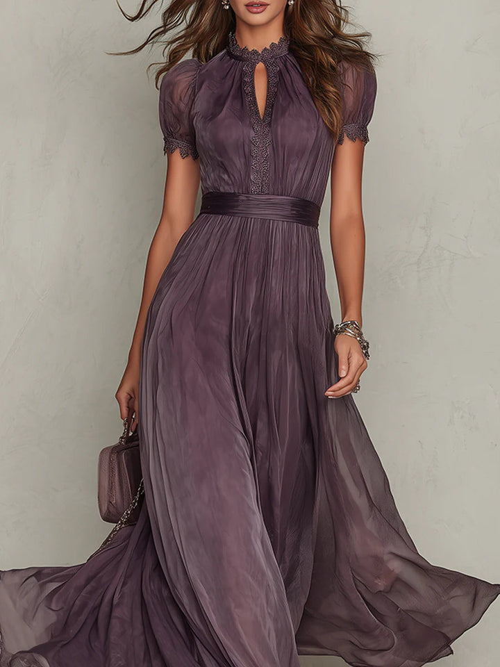 Lainey | Graceful Lace Keyhole Formal Dress