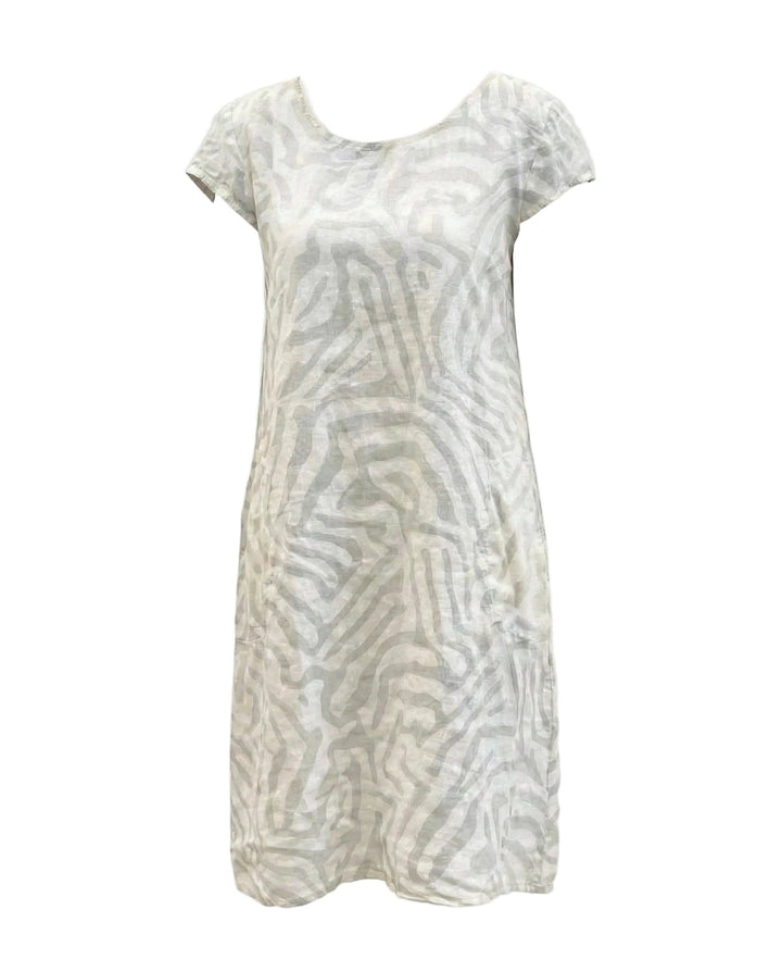 Layla | Relaxed A-Line Linen Dress with Pockets