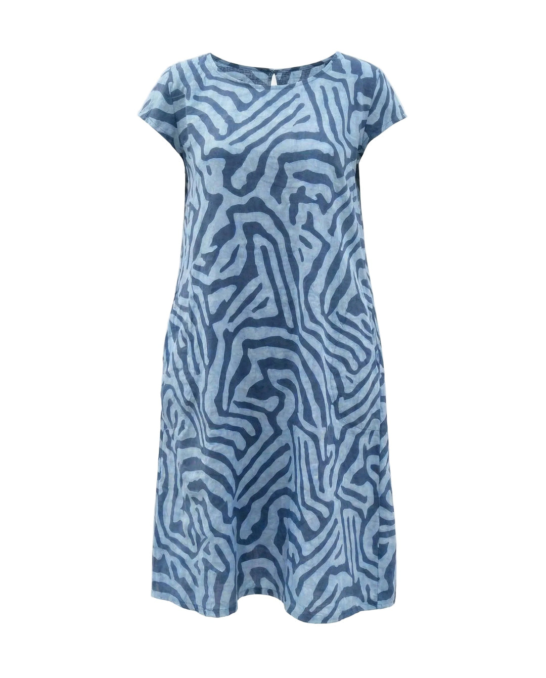 Layla | Relaxed A-Line Linen Dress with Pockets