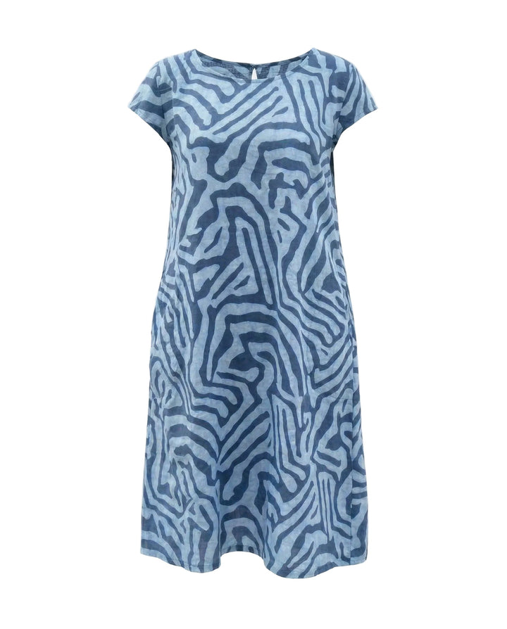 Layla | Relaxed A-Line Linen Dress with Pockets