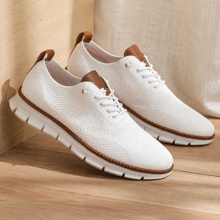 Leon | Classic Knit Orthopedic Shoes with Contrast Trim