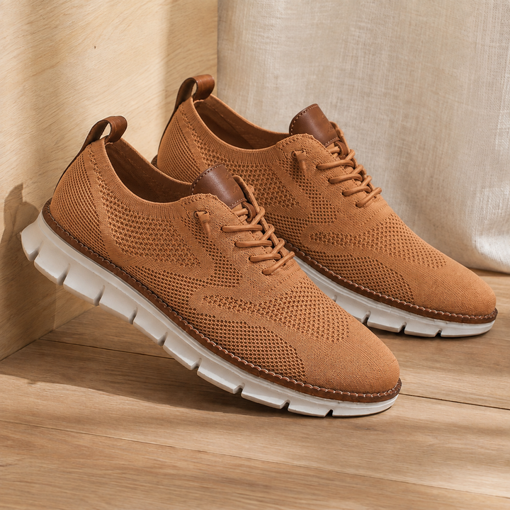 Leon | Classic Knit Orthopedic Shoes with Contrast Trim
