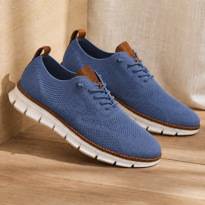 Leon | Classic Knit Orthopedic Shoes with Contrast Trim
