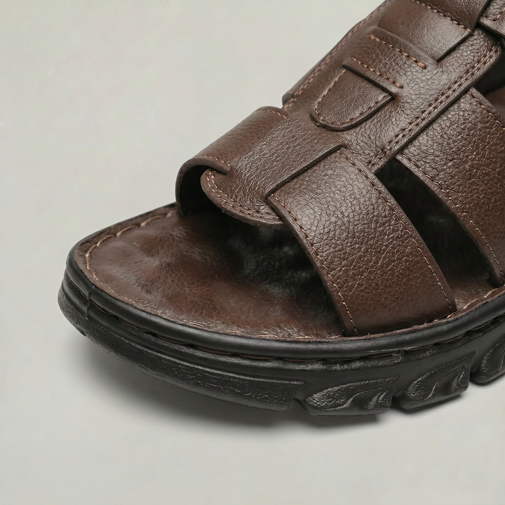 Leon | Open Toe Adjustable Strap Mens Sandals