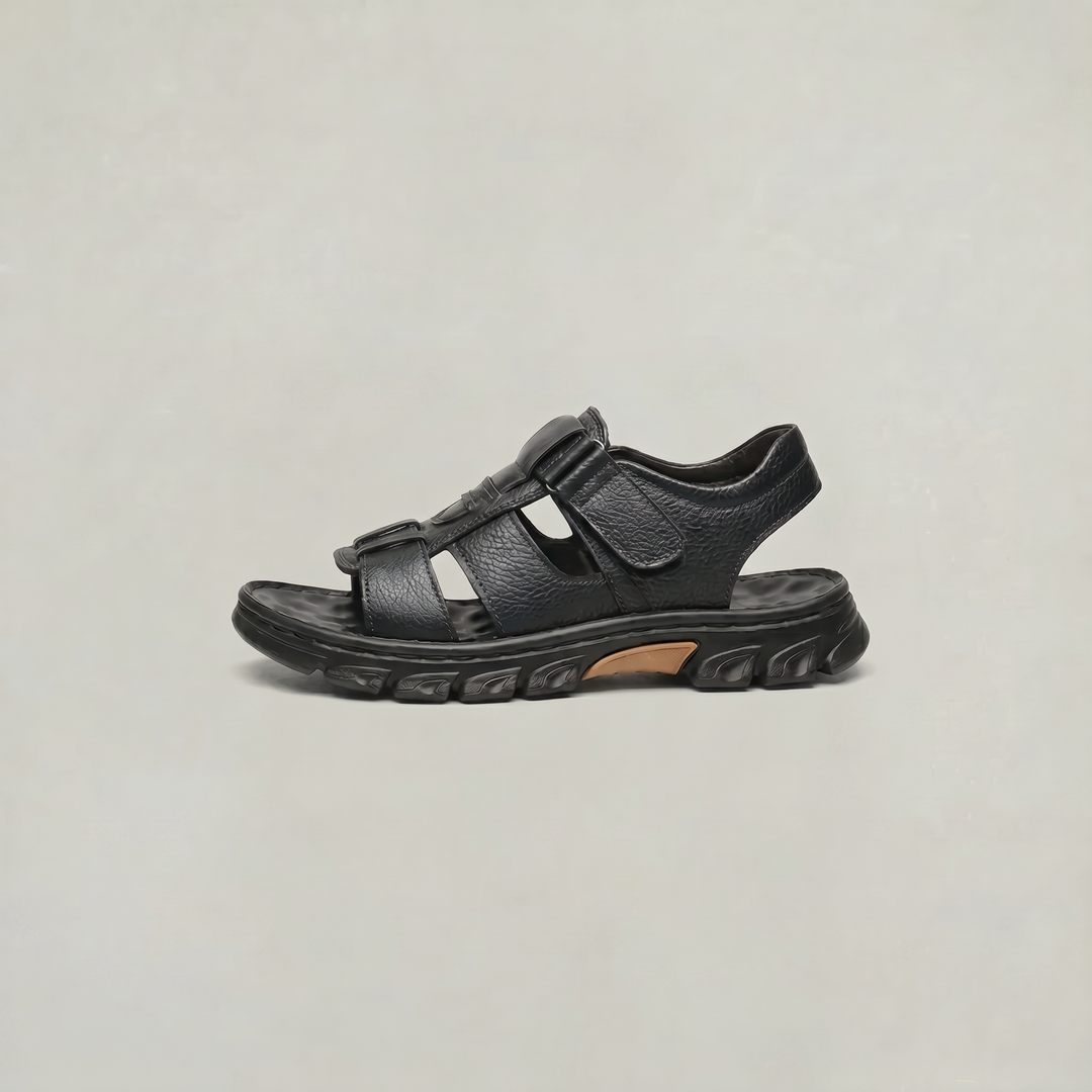 Leon | Open Toe Adjustable Strap Mens Sandals