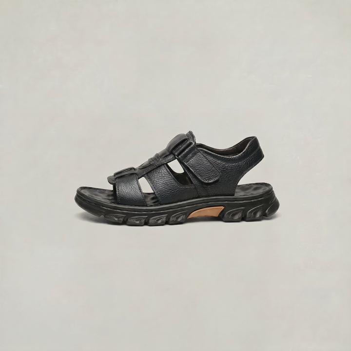 Leon | Open Toe Adjustable Strap Mens Sandals