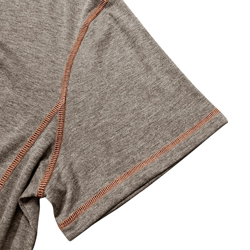 Leon | Relaxed Short Sleeve Henley Mens T Shirt