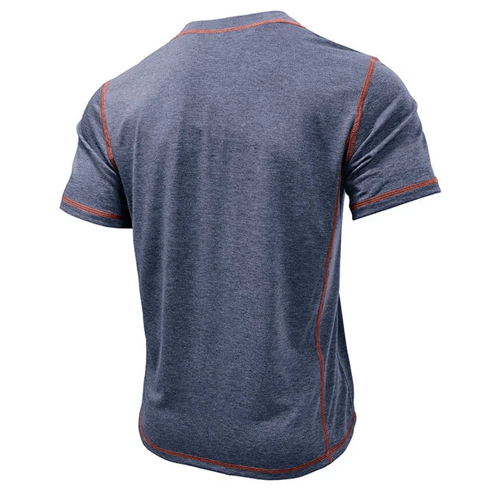 Leon | Relaxed Short Sleeve Henley Mens T Shirt