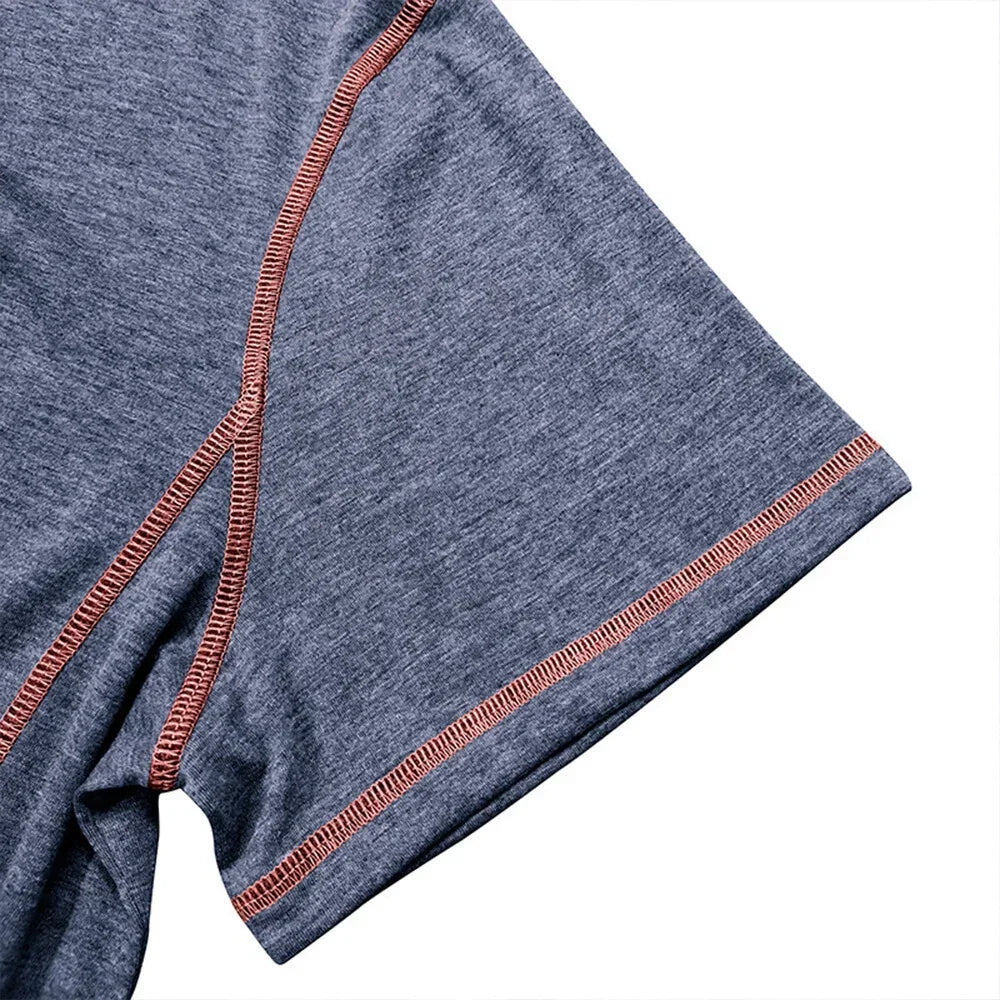 Leon | Relaxed Short Sleeve Henley Mens T Shirt