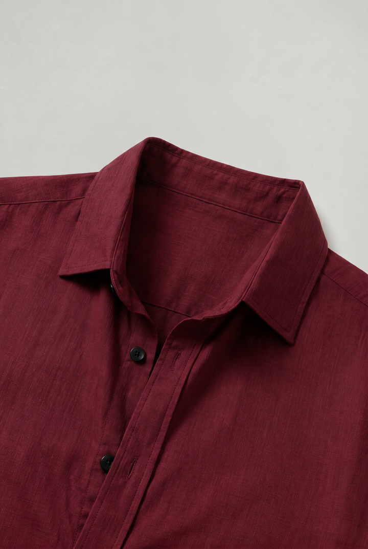 Leonardo | Chic Linen Shorts and Short Sleeve Shirt Set