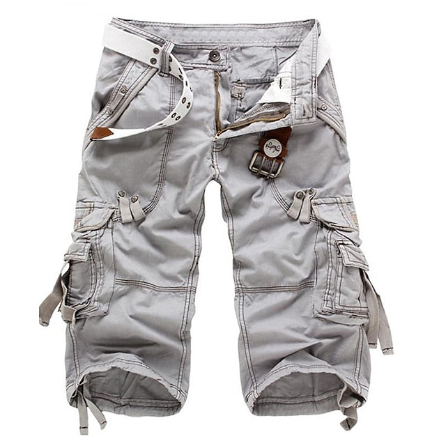 Leonardo | Refined Multi-Pocket Cargo Shorts for Men