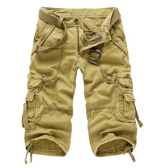 Leonardo | Refined Multi-Pocket Cargo Shorts for Men
