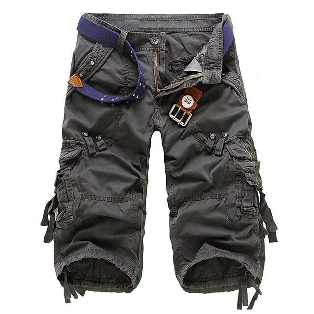 Leonardo | Refined Multi-Pocket Cargo Shorts for Men