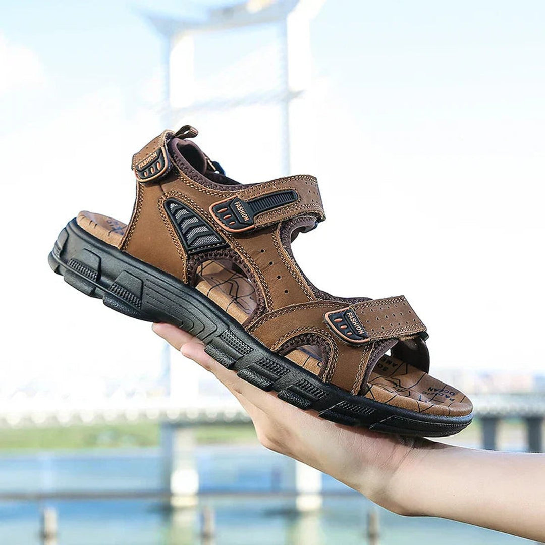 Levi | Adjustable Strap Open Toe Mens Sandals