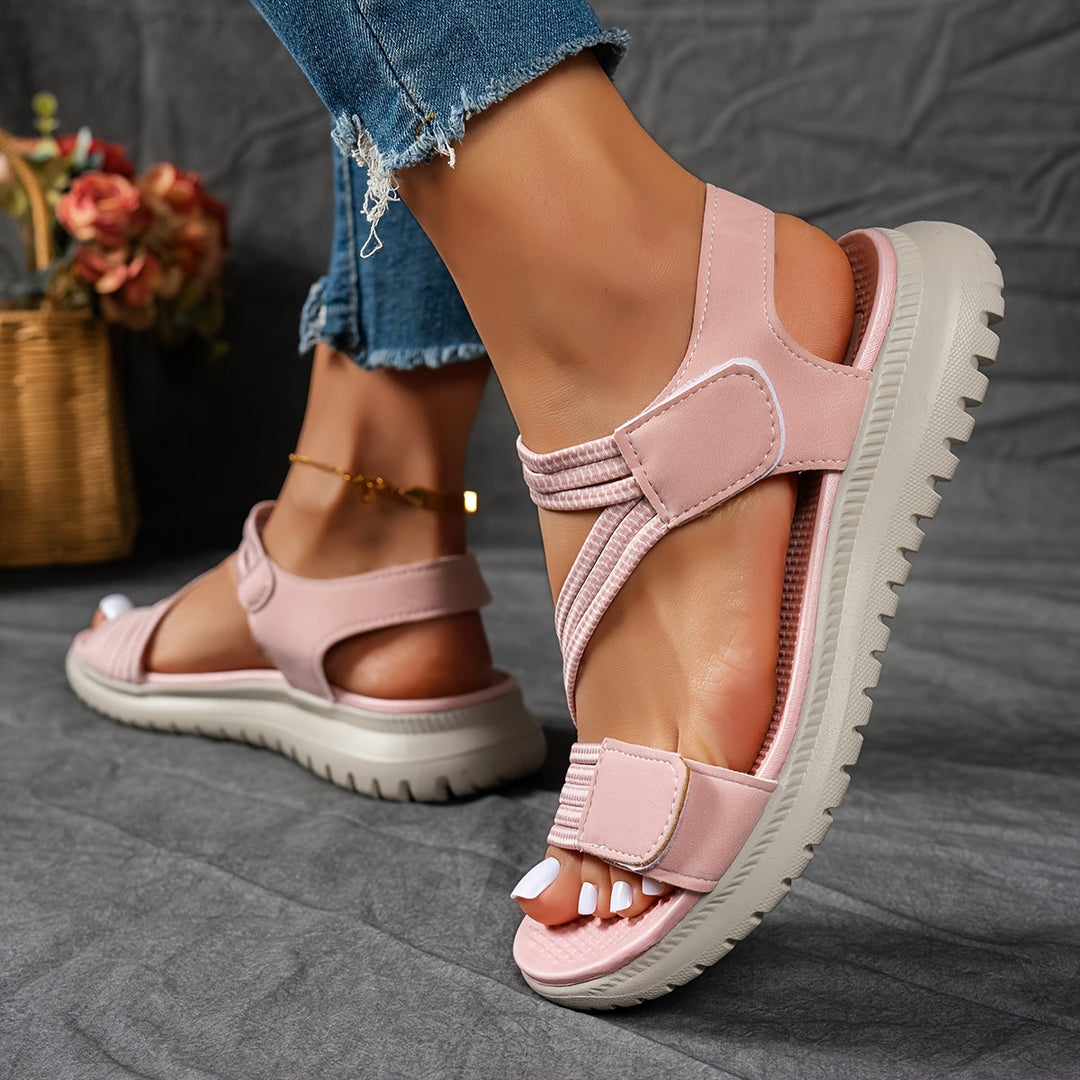 Lily | Elegant Orthopedic Platform Sandals with Adjustable Straps
