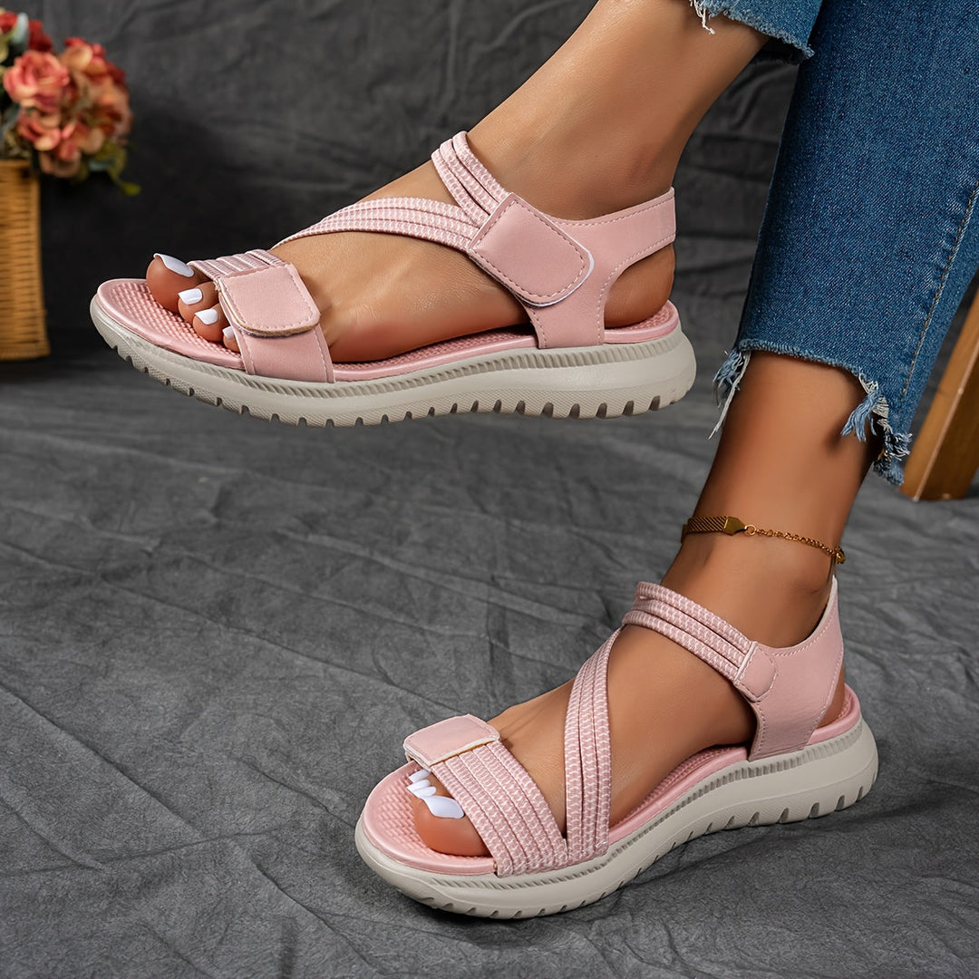 Lily | Elegant Orthopedic Platform Sandals with Adjustable Straps