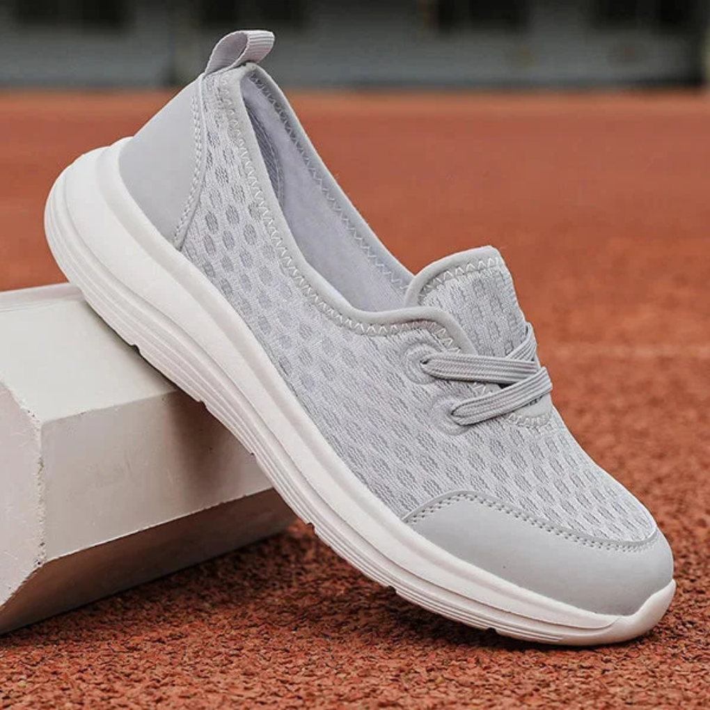 Lily | Sophisticated Mesh Lace-Up Orthopedic Shoes