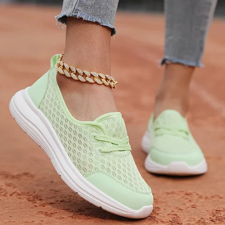 Lily | Sophisticated Mesh Lace-Up Orthopedic Shoes