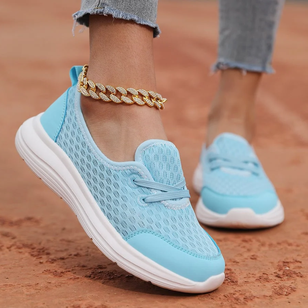Lily | Sophisticated Mesh Lace-Up Orthopedic Shoes