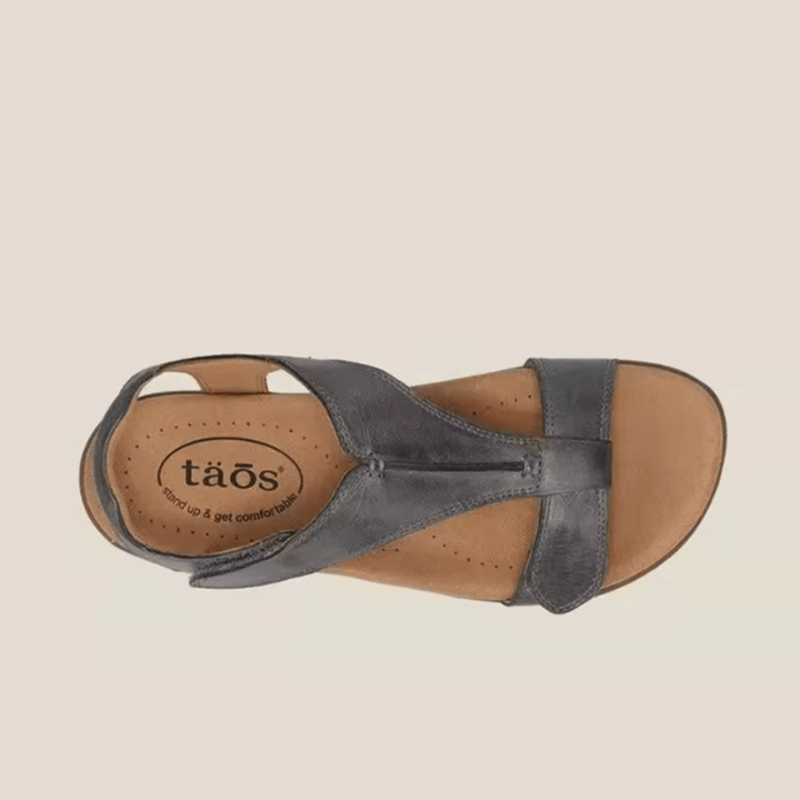 Lily | Stylish T-Bar Open Toe Flat Sandals