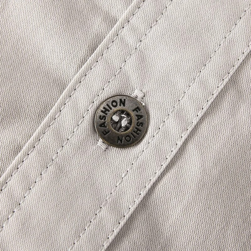Lincoln | Relaxed Long Sleeve Utility Fishing Shirt with Chest Pockets