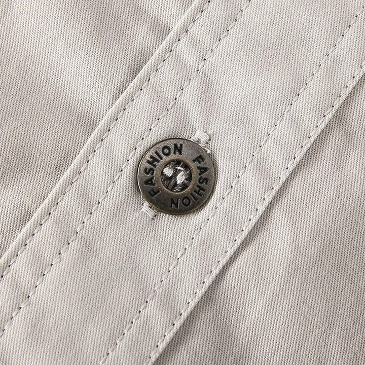 Lincoln | Relaxed Long Sleeve Utility Fishing Shirt with Chest Pockets