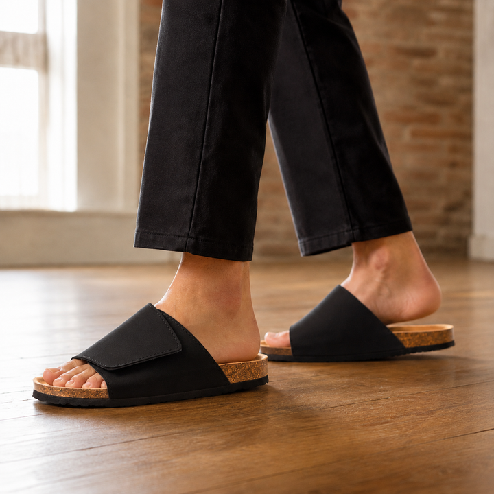 Logan | Effortless Adjustable Strap Mens Slides