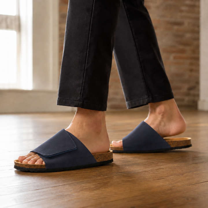 Logan | Effortless Adjustable Strap Mens Slides