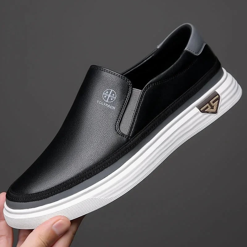 Lucas | Refined Cushioned Orthopedic Slip-On Walking Shoes