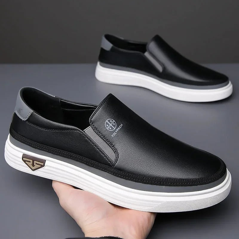 Lucas | Refined Cushioned Orthopedic Slip-On Walking Shoes