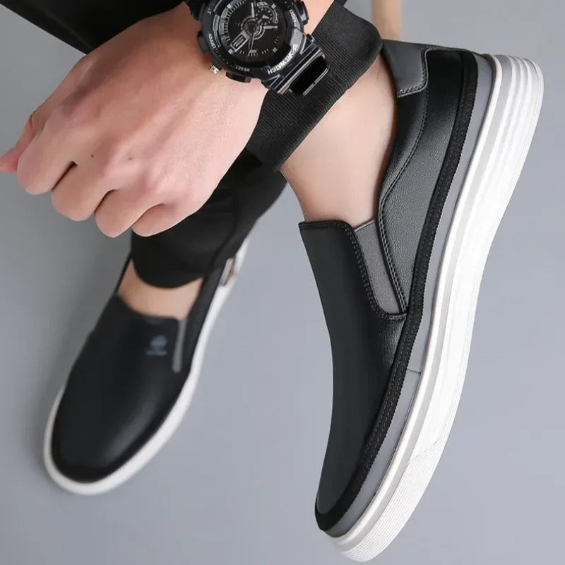 Lucas | Refined Cushioned Orthopedic Slip-On Walking Shoes