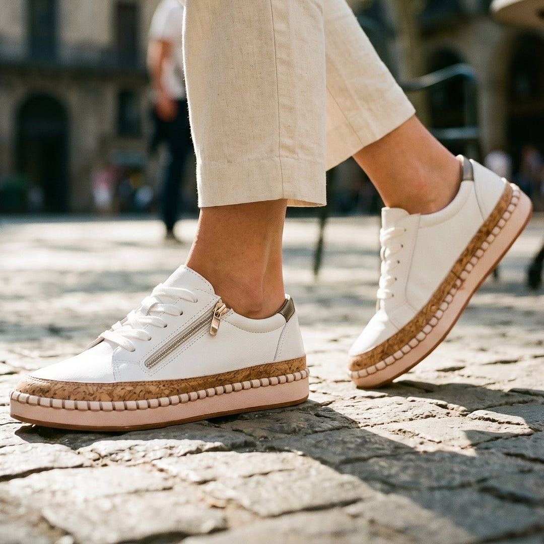 Lucy | Effortless Orthopedic Shoes with Cork Platform Sole