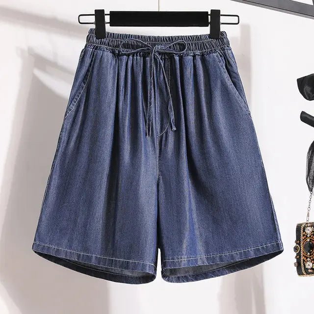 Lucy | Refined Elastic Waist Drawstring Shorts