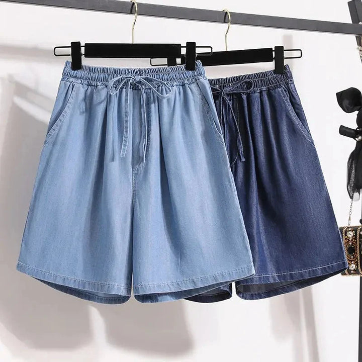 Lucy | Refined Elastic Waist Drawstring Shorts
