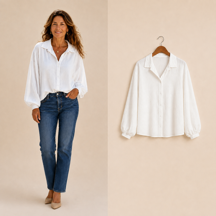 Lucy | Stylish Relaxed Button Down Linen Shirt