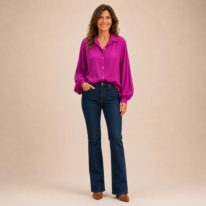 Lucy | Stylish Relaxed Button Down Linen Shirt