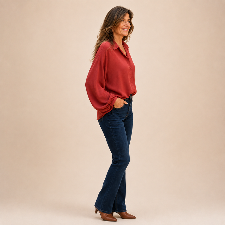 Lucy | Stylish Relaxed Button Down Linen Shirt