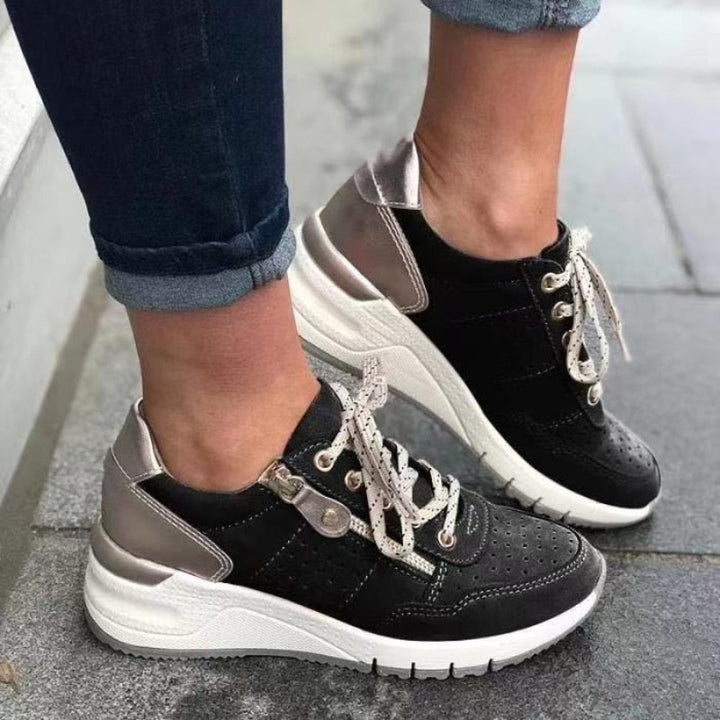 Lyla | Chic Lace-Up Orthopedic Walking Sneakers with Arch Support