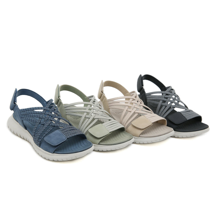 Mackenzie | Effortless Orthopedic Shoes Walking Sandals with Crossover Straps