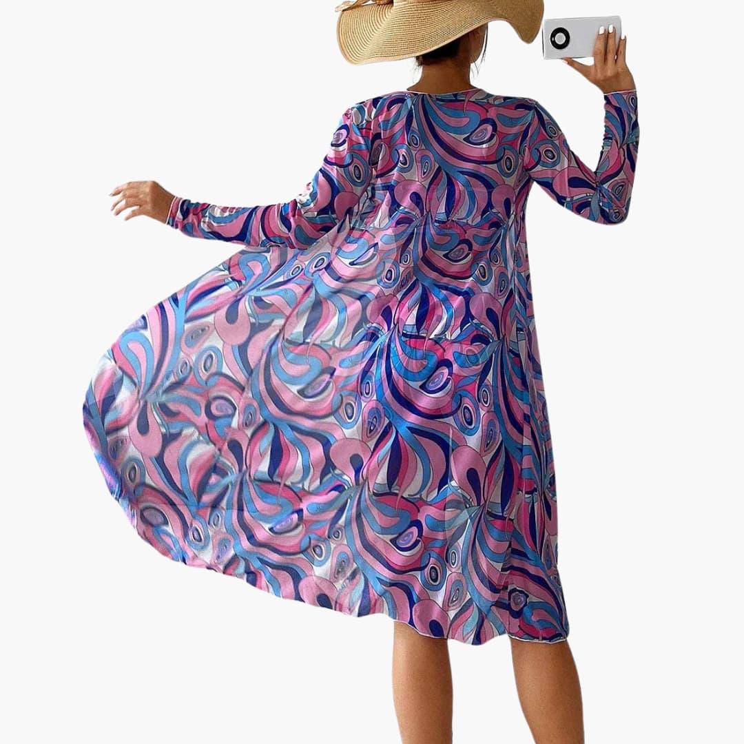 Maeve | Classic Long Sleeve Swimsuit Cover Up 3-Piece Beach Set