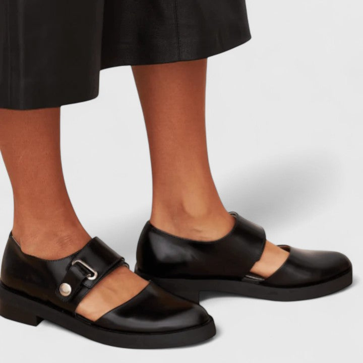 Maeve | Refined Buckle Strap Mary Jane Flats