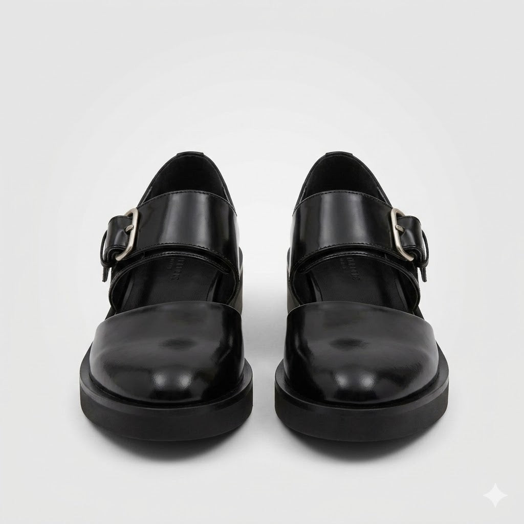 Maeve | Refined Buckle Strap Mary Jane Flats