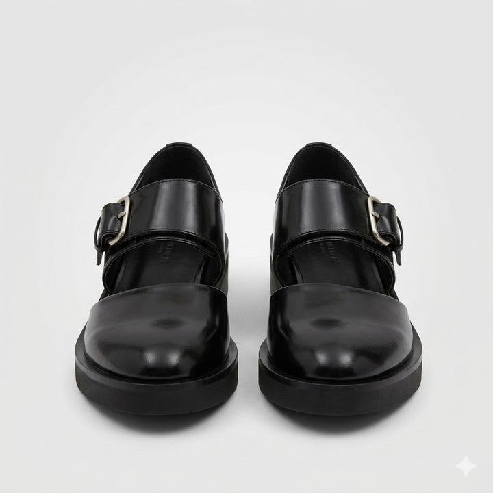 Maeve | Refined Buckle Strap Mary Jane Flats